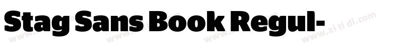 Stag Sans Book Regul字体转换